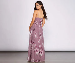 Hila Floral Chiffon A-Line Dress