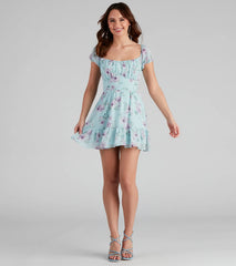 Flower Power Skater Dress