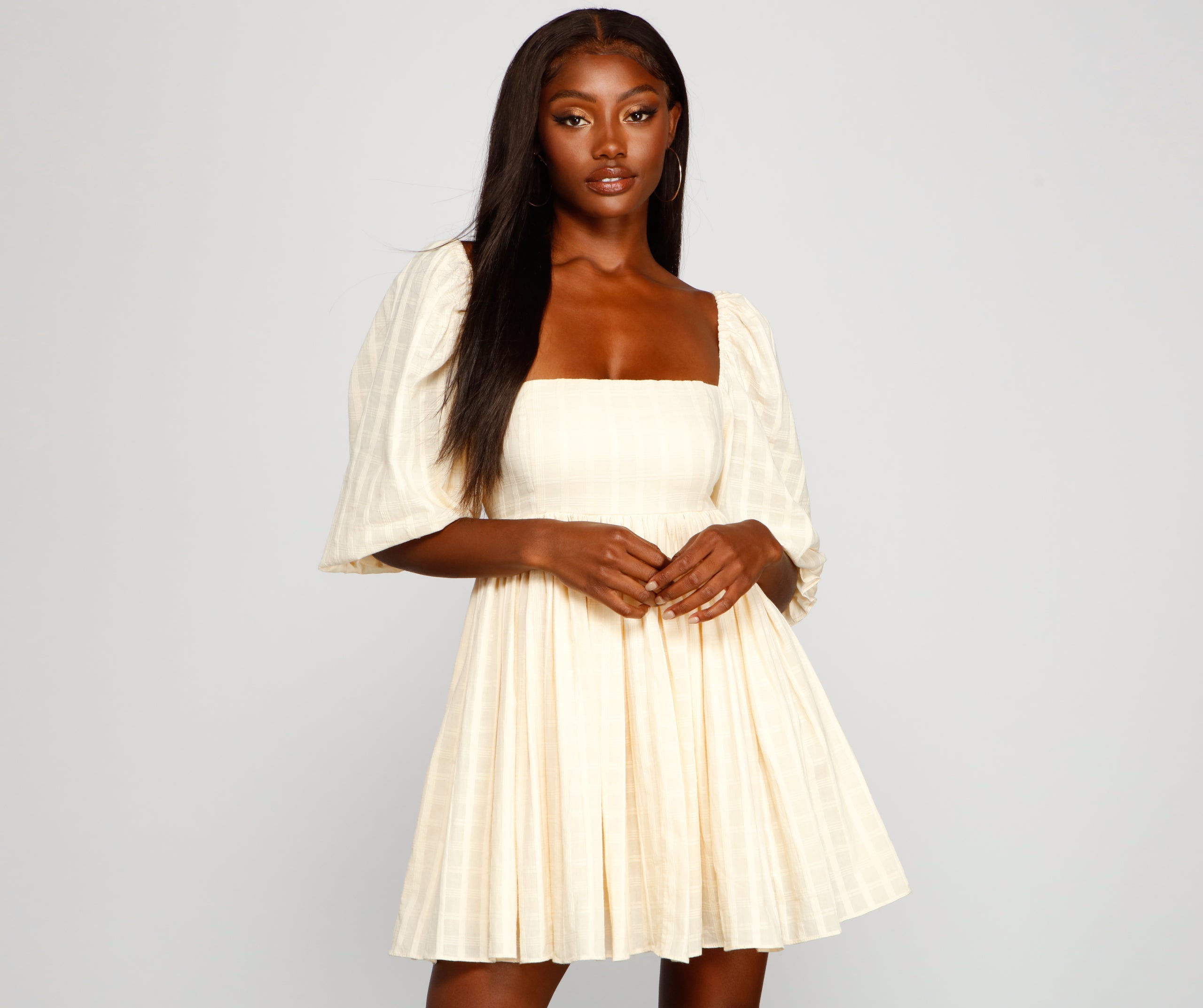 Sweet Style Babydoll Dress